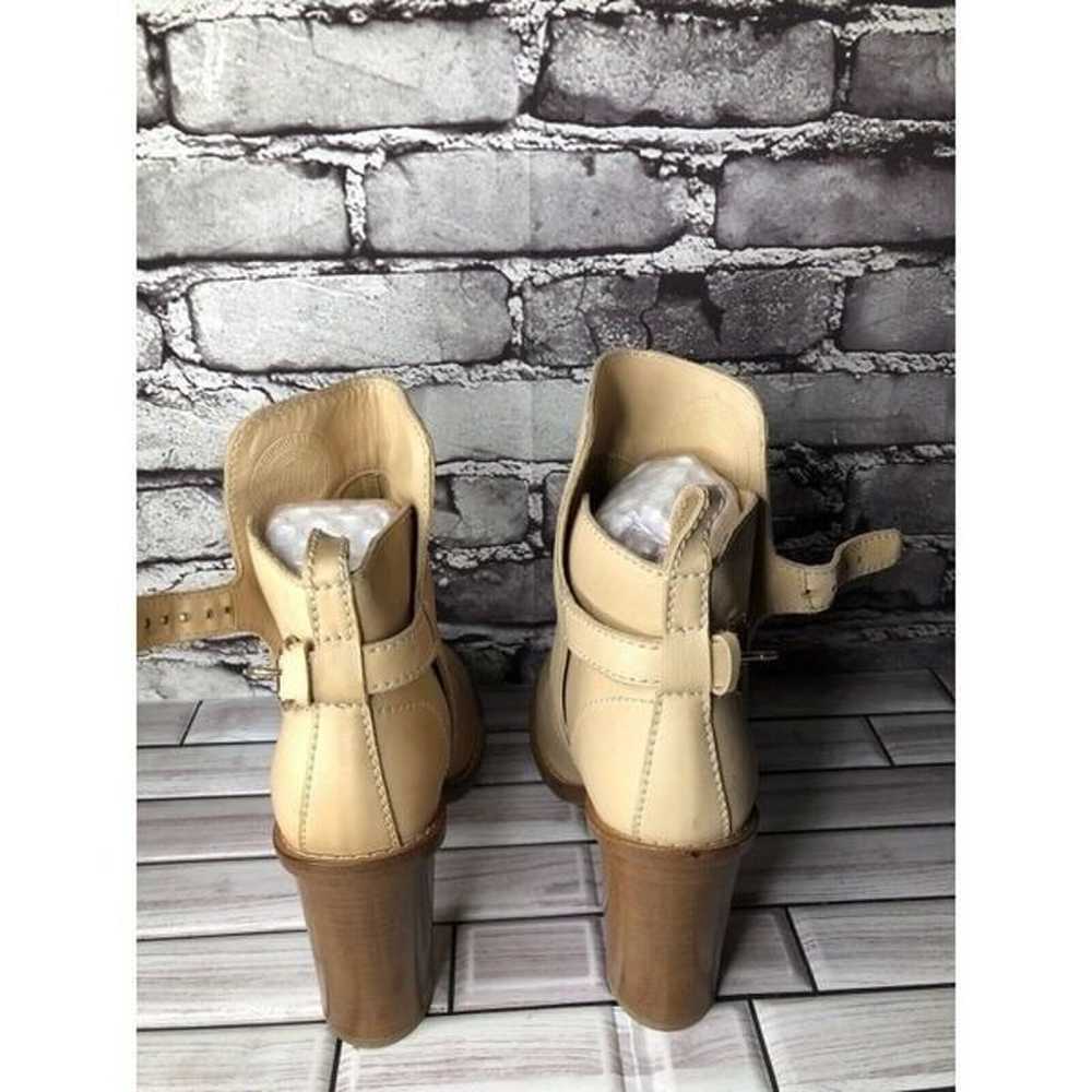 Acne Nude Leather Heel Strap Casual Ankle Booties… - image 4