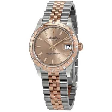 Rolex Datejust 31 Rose Dial Automatic Ladies Steel