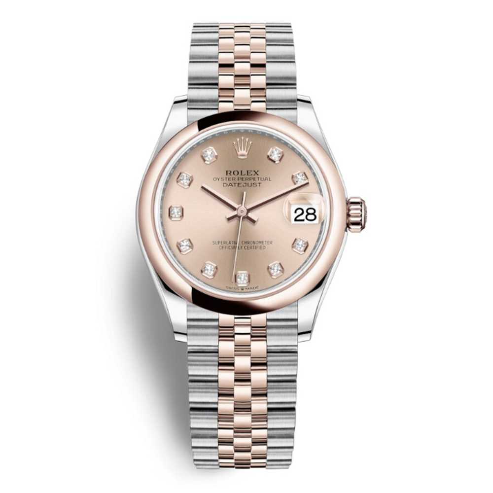 Rolex Datejust 31 Rose Diamond Dial Automatic Lad… - image 1