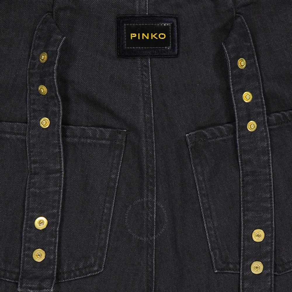 Pinko Black Cara High Waist Jeans, Waist Size 27" - image 11