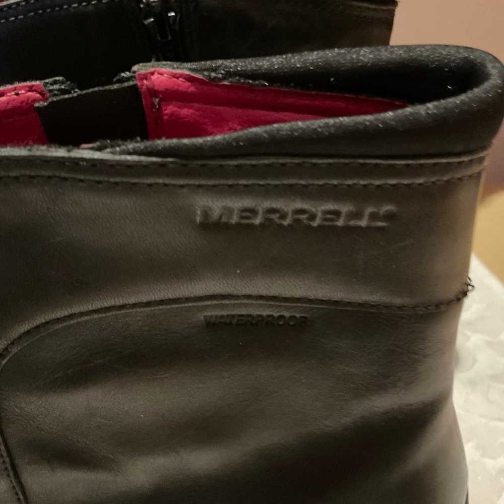 New Merrell Angelic WP Leather Boots Size 8 - image 4