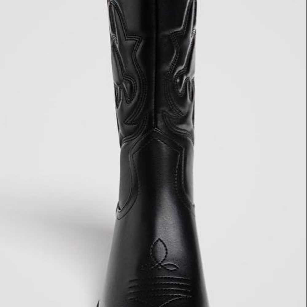 Stradivarius Black Western Boots - image 3