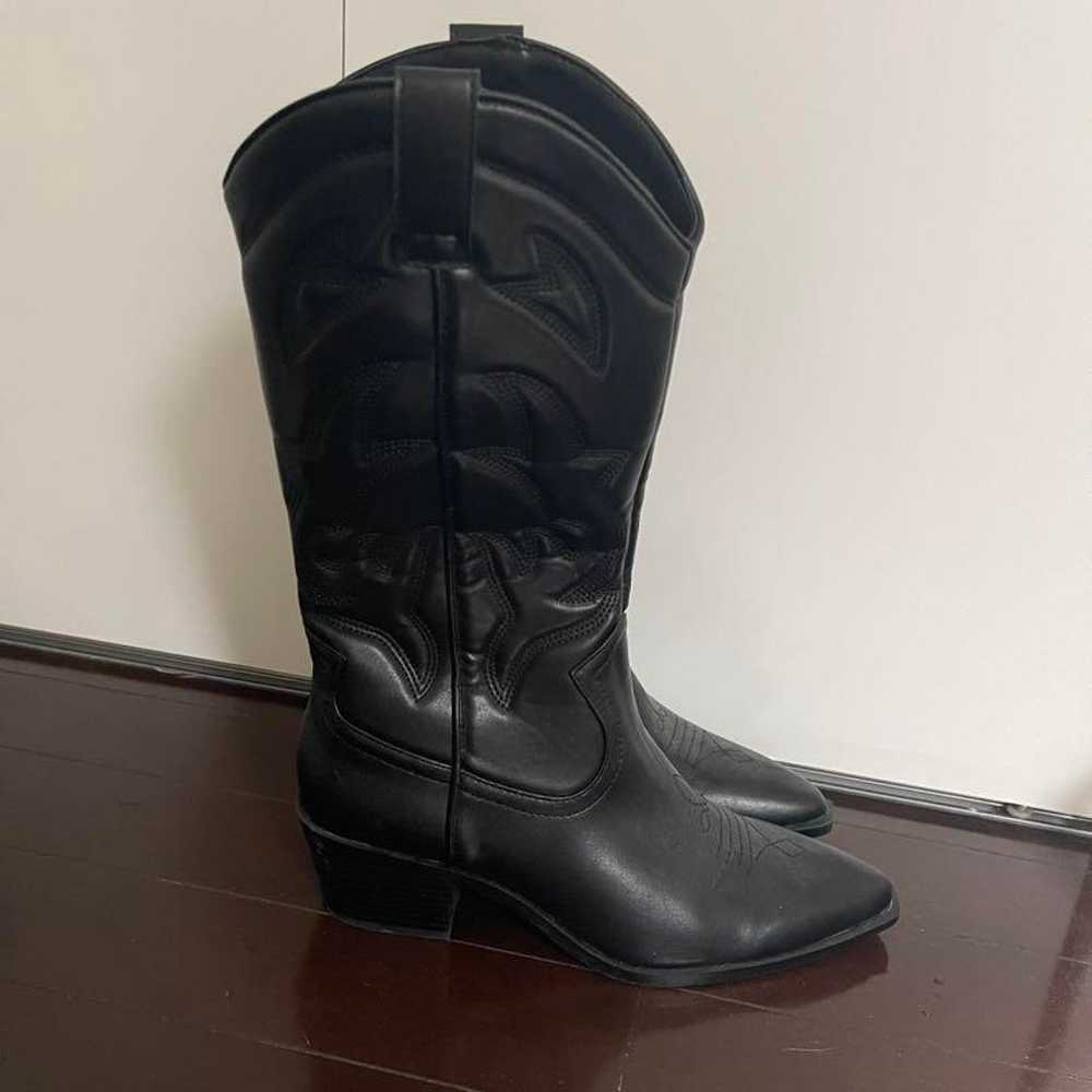 Stradivarius Black Western Boots - image 4