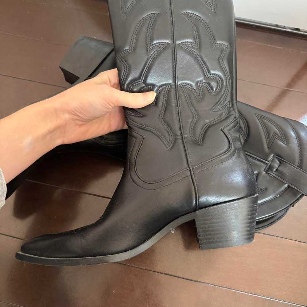 Stradivarius Black Western Boots - image 7