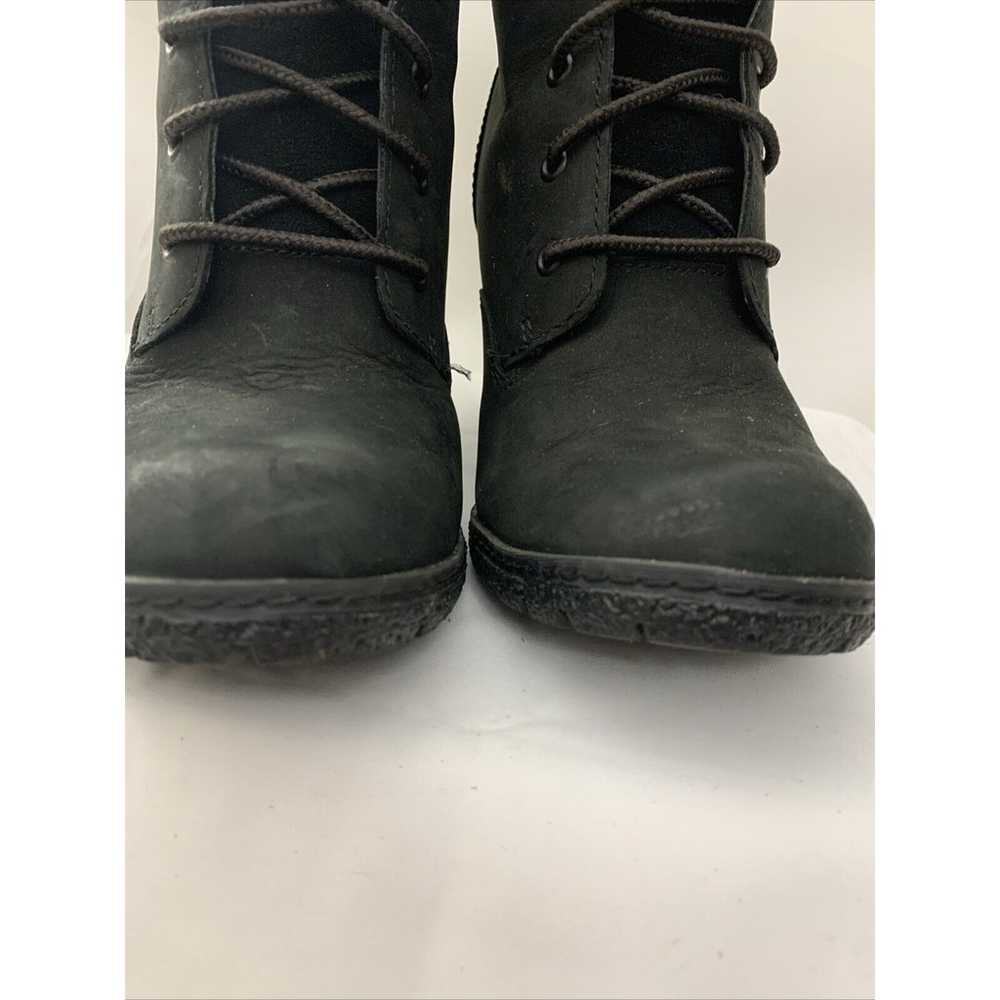 Timberland Tillston Black Leather Boots Womens 7 … - image 8