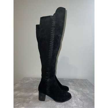 Coconuts by Matisse Suede Black Thigh High Boots 7