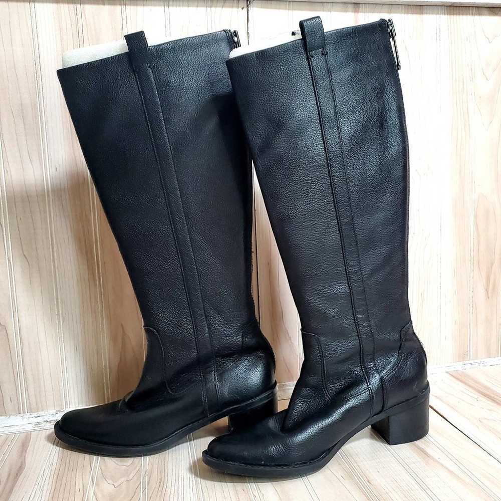 Calvin Klein Knee Boots Womens Haydee Black Pebbl… - image 2