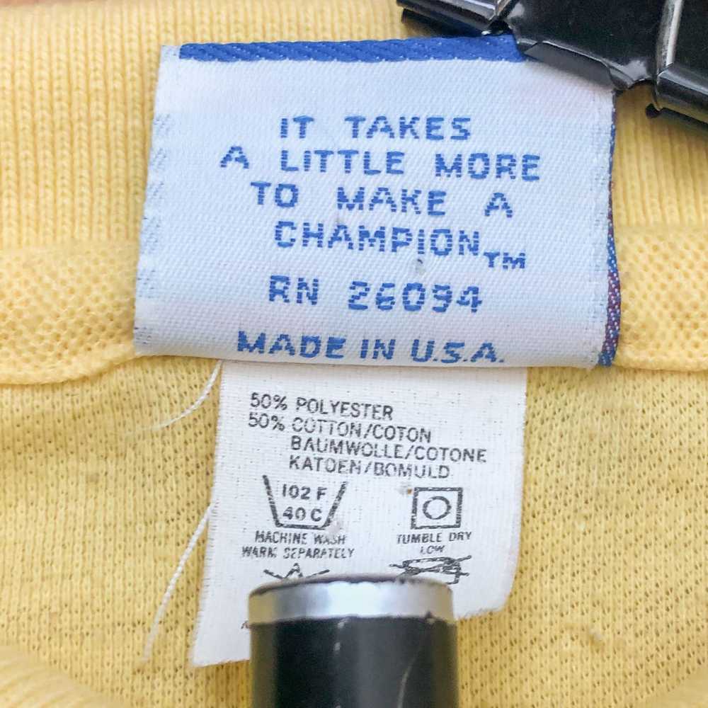 Champion × Made In Usa × Vintage 90s Single Stitc… - image 5