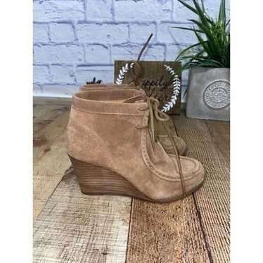 Lucky brand   Ysabel Wedge Bootie 7.5