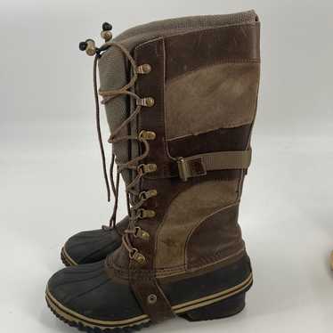 Sorel suede leather Conquest Carly Boots - image 1