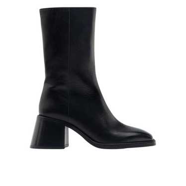 Zara squared heel leathet ankle boots 1133/010
6.5