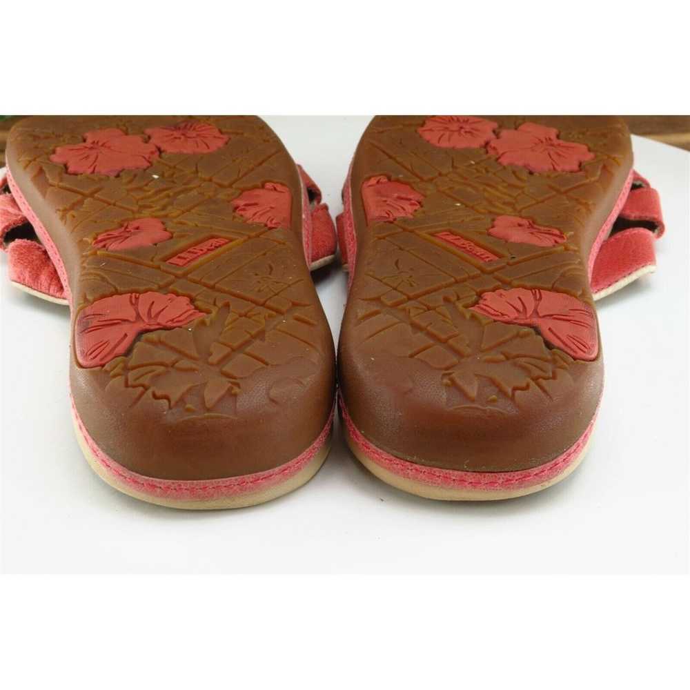 L.L. Bean Sz 10 M Pink Slide Leather Women Sandals - image 6