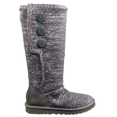 UGG Women's Cardy Gray Metallic Pull On Winter Boo