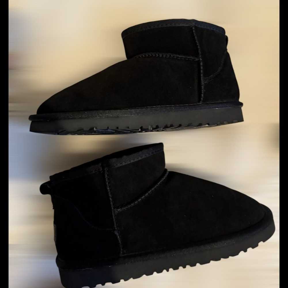 Ugg ankle boots black size 8 - image 3