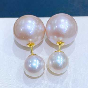 Natural Edison Pearl Earrings - image 1