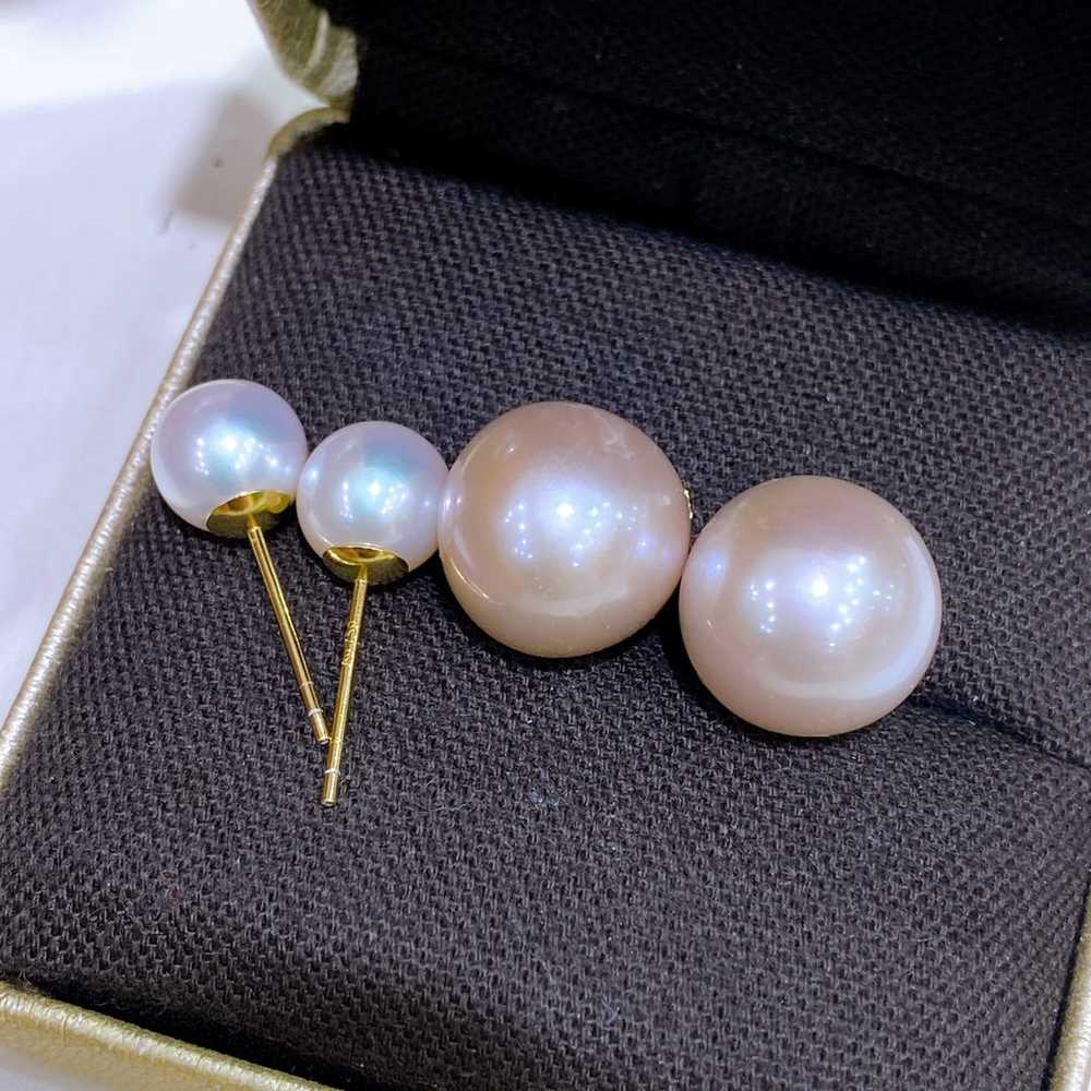 Natural Edison Pearl Earrings - image 7