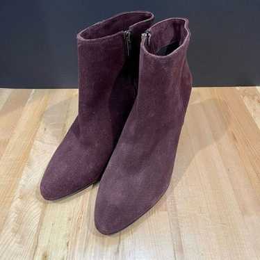 La Canadienne Suede Ankle Heeled Boots