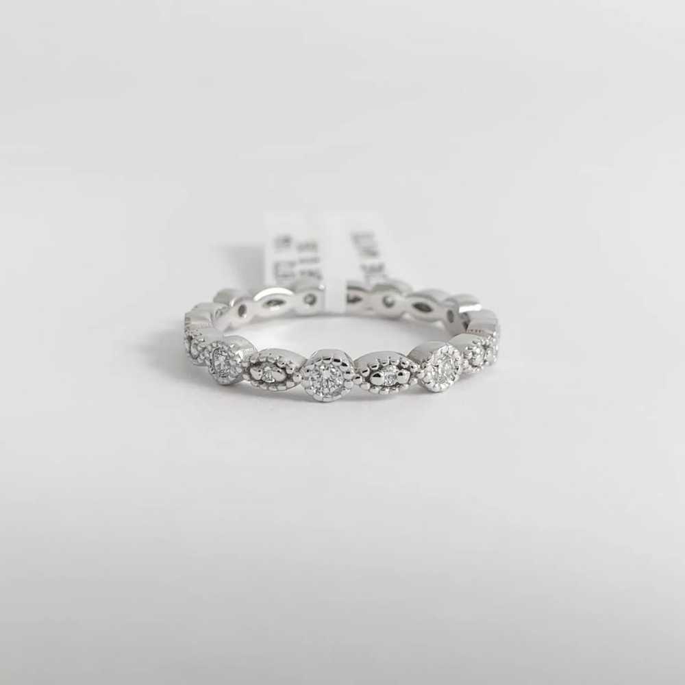 Marquise Round Milgrain Diamond Eternity Ring Wed… - image 6