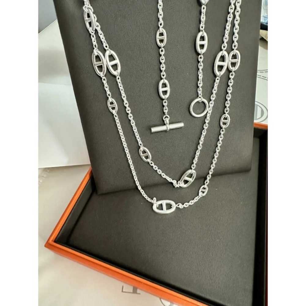 Hermès Farandole silver necklace - image 5