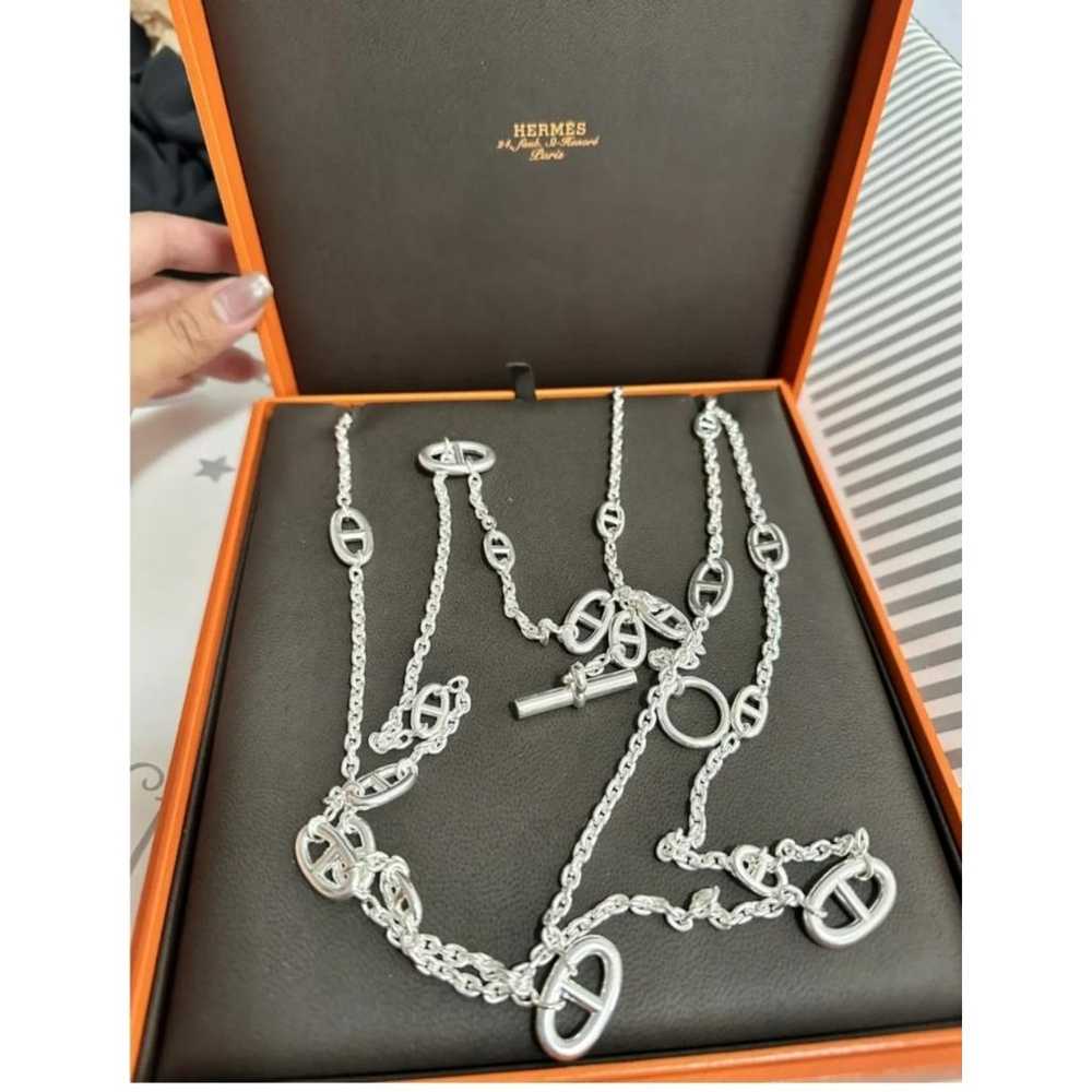 Hermès Farandole silver necklace - image 6