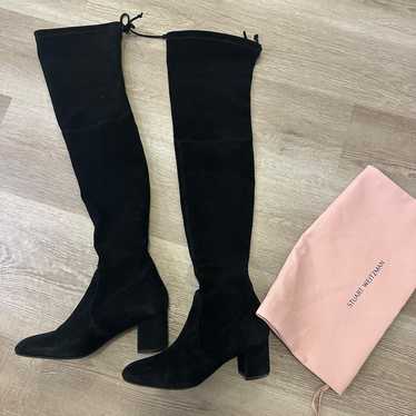 New Stuart Weitzman Genna 60 suede boots size deals 6 (EUR36.5)