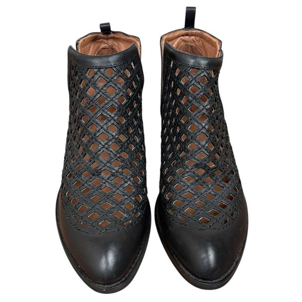 Jeffrey Campbell Taggart Open Weave Ankle Booties… - image 8