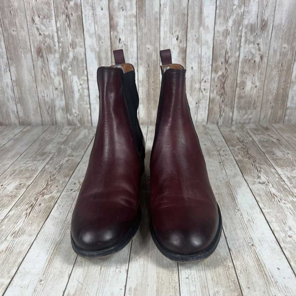 Frye Melissa Chelsea boot wine burgundy women's 7… - image 4