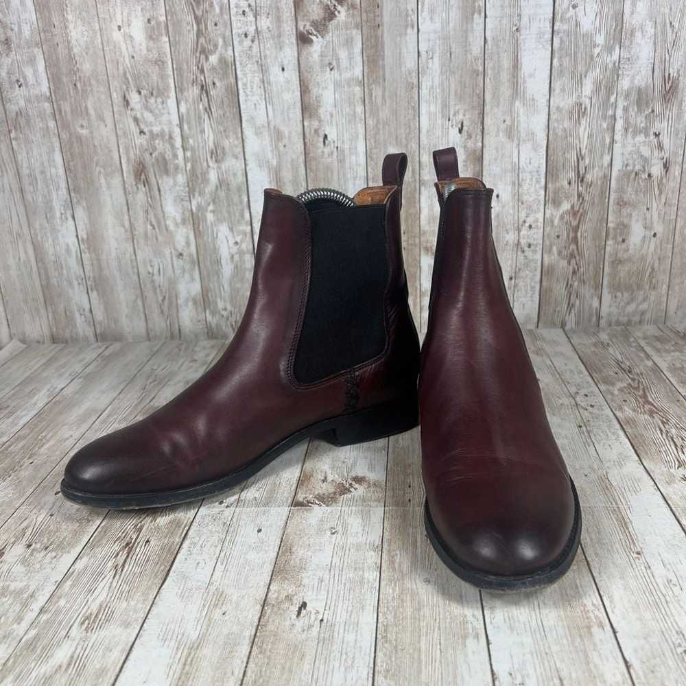 Frye Melissa Chelsea boot wine burgundy women's 7… - image 5