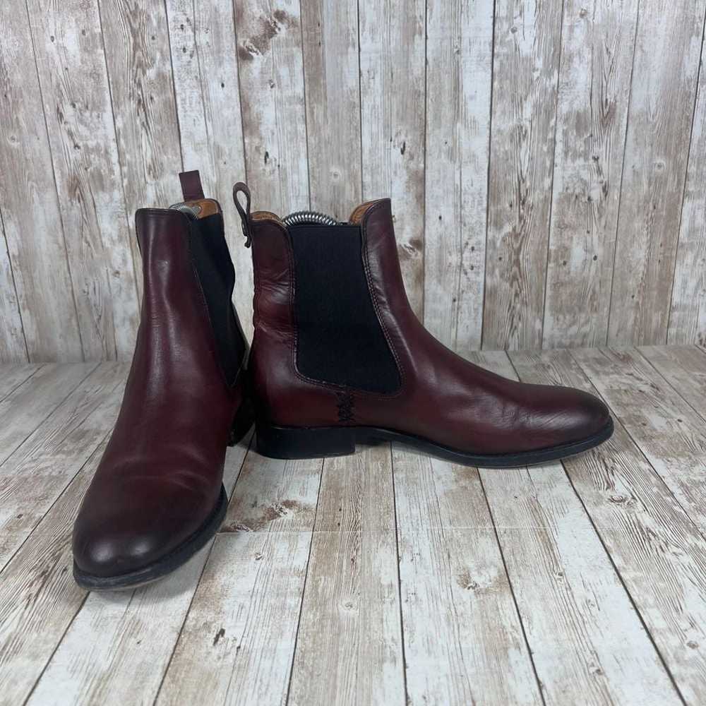 Frye Melissa Chelsea boot wine burgundy women's 7… - image 6