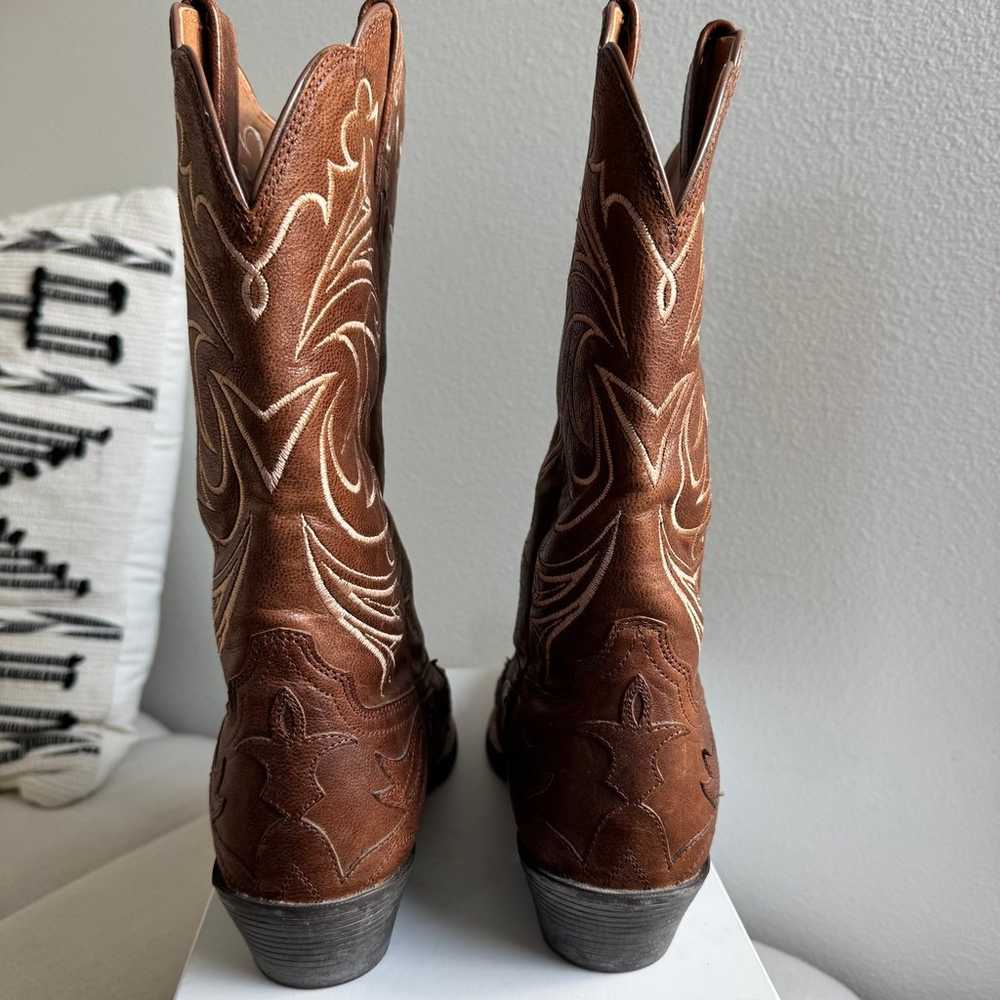 Ariat Heritage Western J Toe Wingtip Cowgirl Brow… - image 2