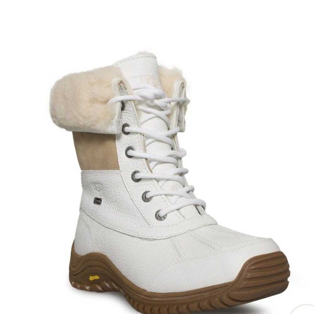 UGG Winter Boots Size 8 ADIRONDACK II WHITE BOOTS - image 3