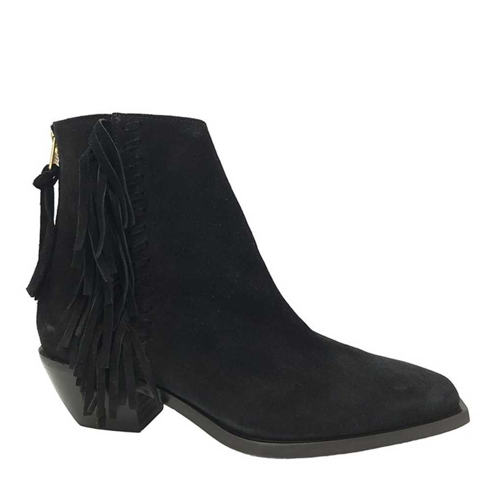 NEW ALLSAINTS Layla Ankle Boots Womens 9 Fringe C… - image 1