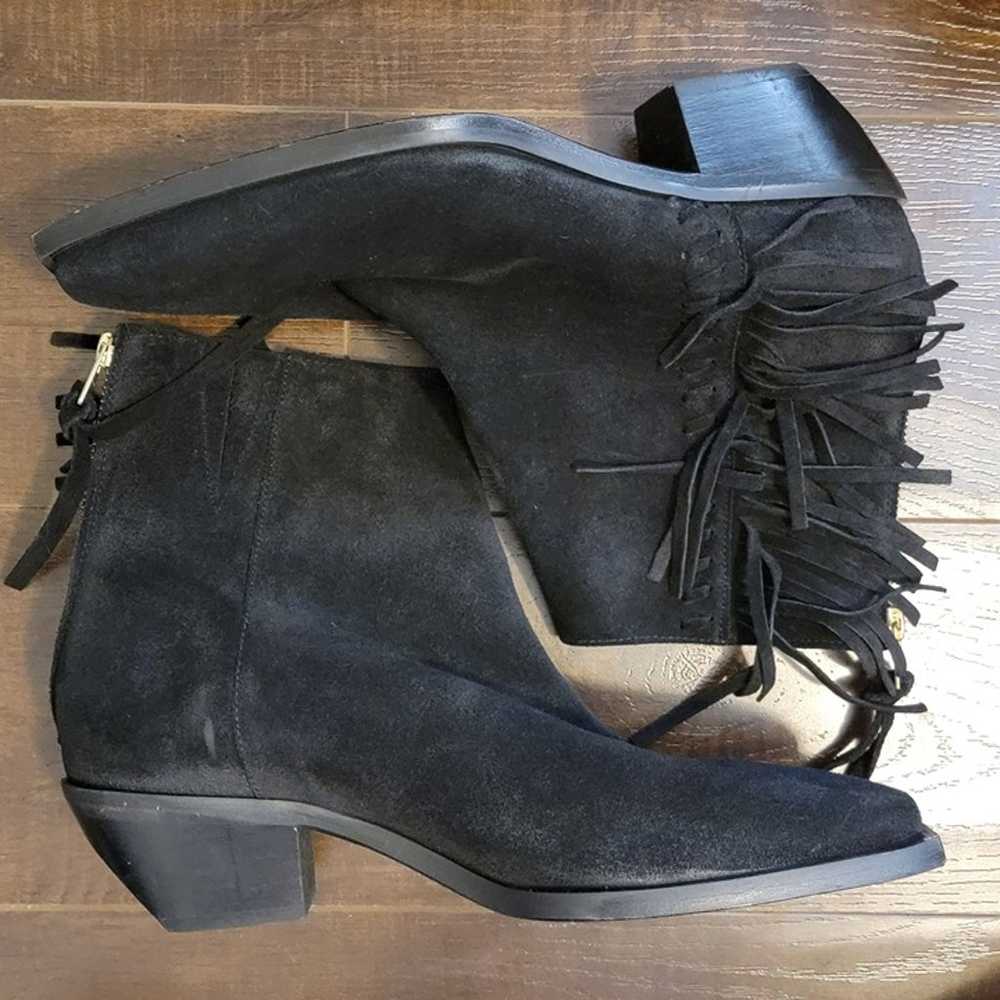 NEW ALLSAINTS Layla Ankle Boots Womens 9 Fringe C… - image 5