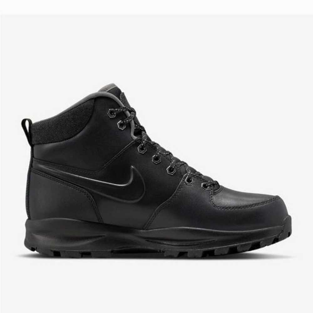 Nike Manoa Leather Black on Black Non Marking Sol… - image 7