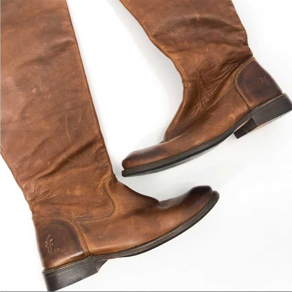 Frye Shirley Over The Knee Riding Foldover Boots … - image 2