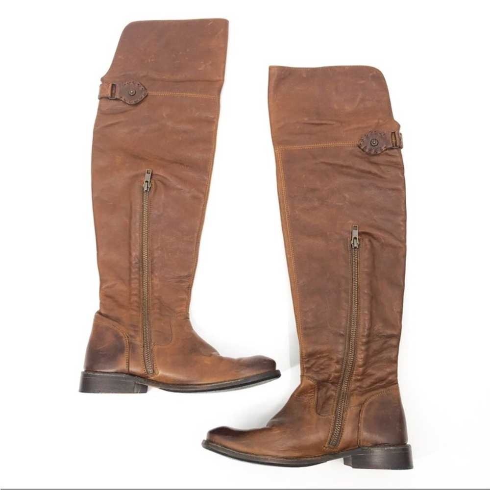 Frye Shirley Over The Knee Riding Foldover Boots … - image 4