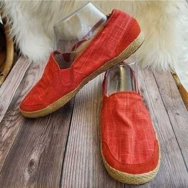 Ugg Red Canvas slip-on Espadrilles