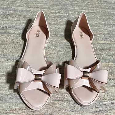 Melissa open toes rubber bow flat sandals - image 1