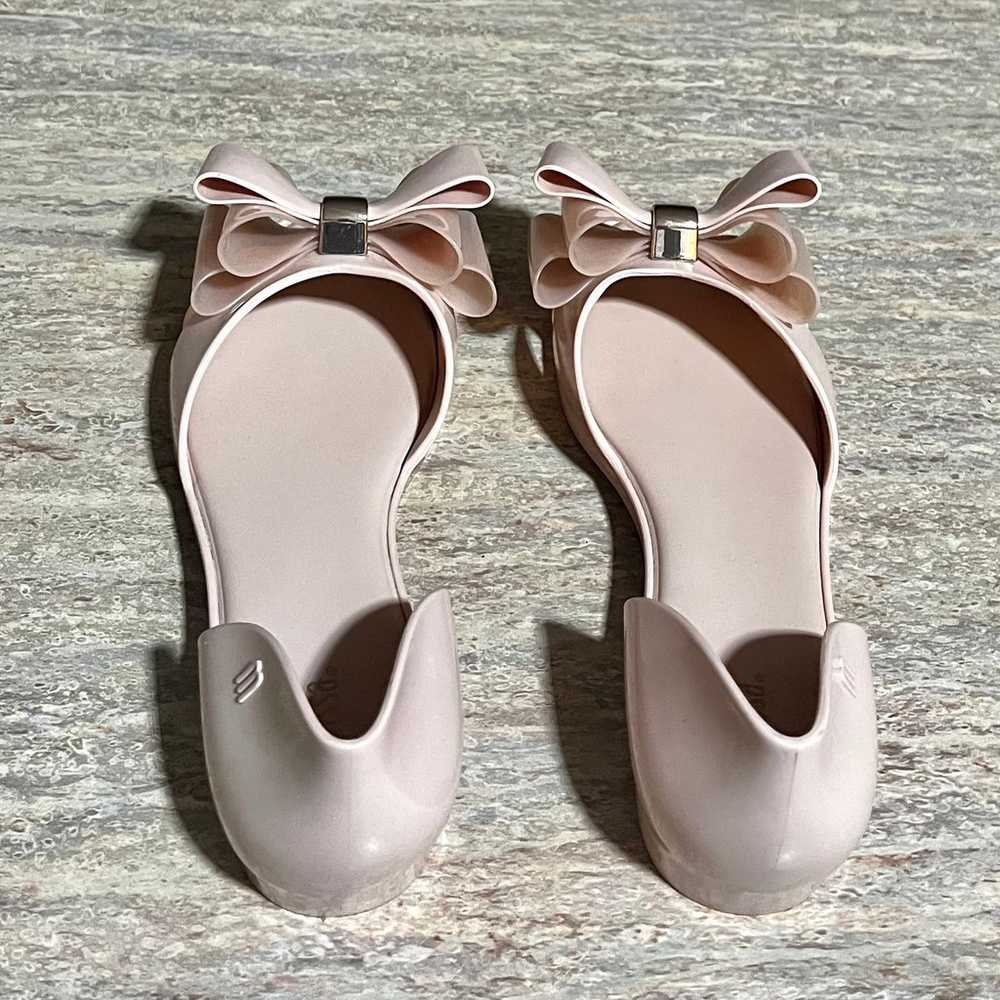 Melissa open toes rubber bow flat sandals - image 2