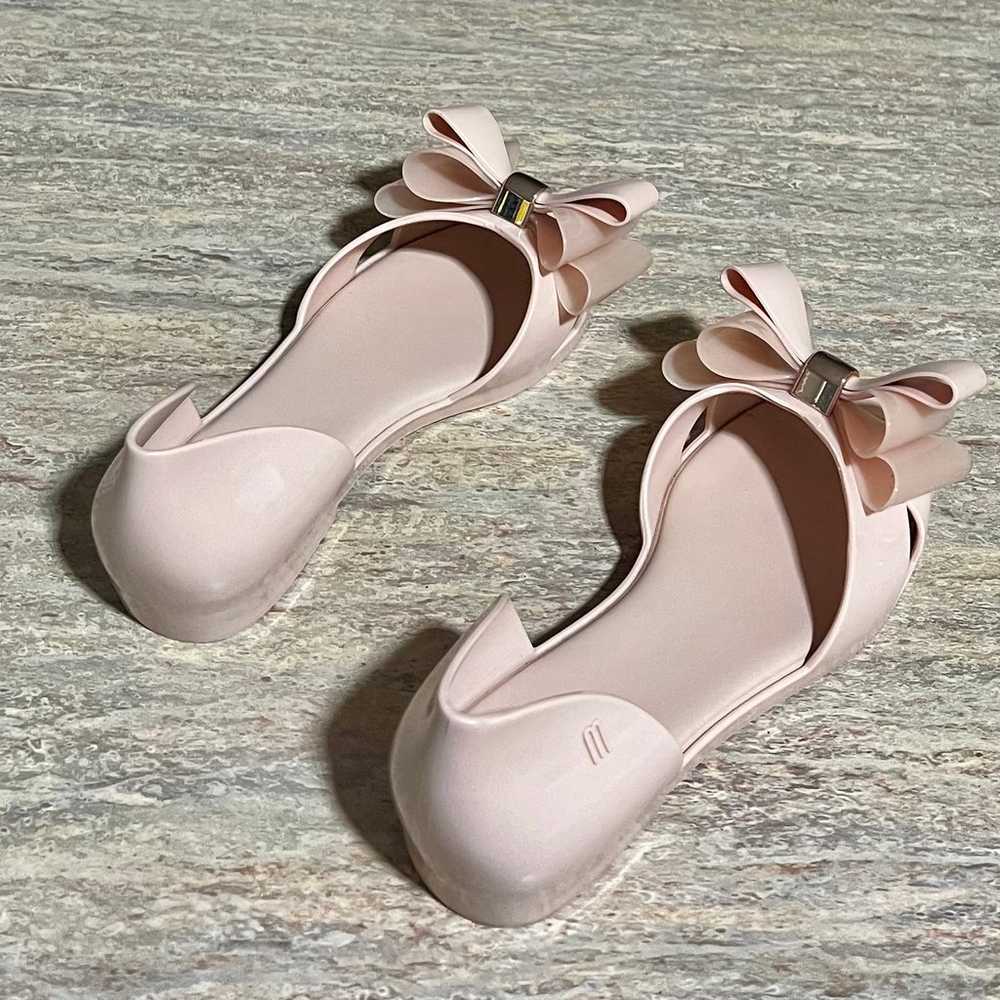 Melissa open toes rubber bow flat sandals - image 6