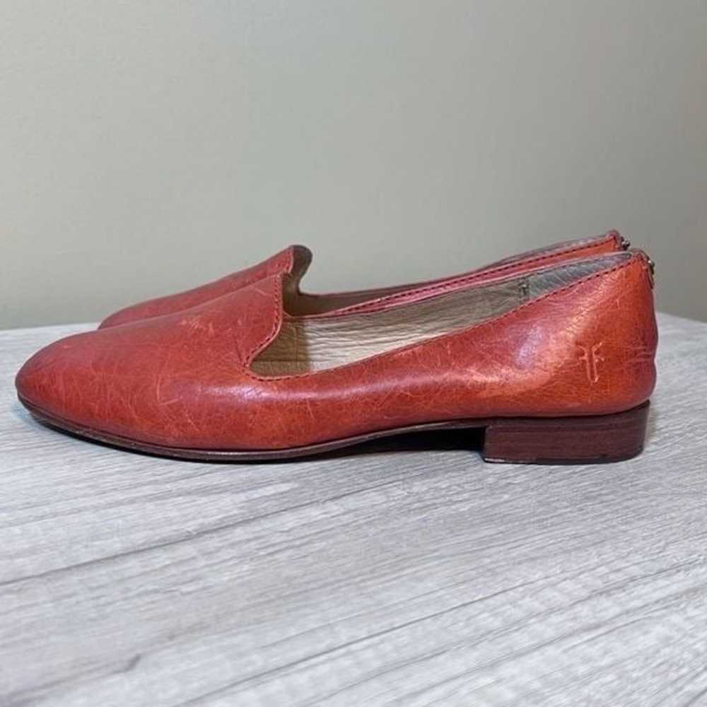 Frye Grace Venetian Leather Slip On Loafers Size … - image 10