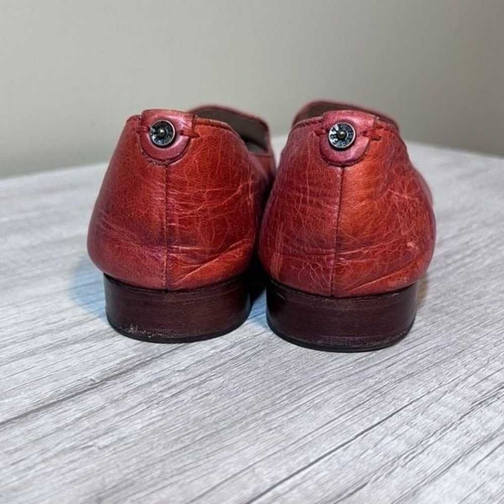 Frye Grace Venetian Leather Slip On Loafers Size … - image 11