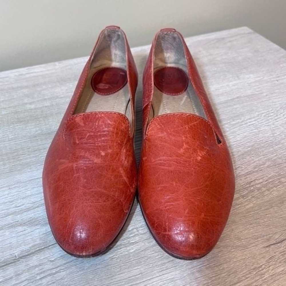 Frye Grace Venetian Leather Slip On Loafers Size … - image 1