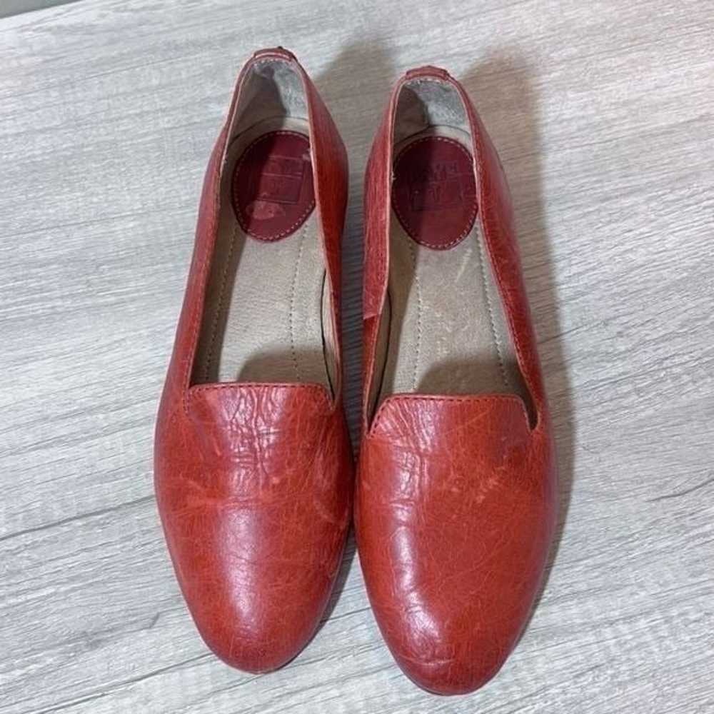 Frye Grace Venetian Leather Slip On Loafers Size … - image 4