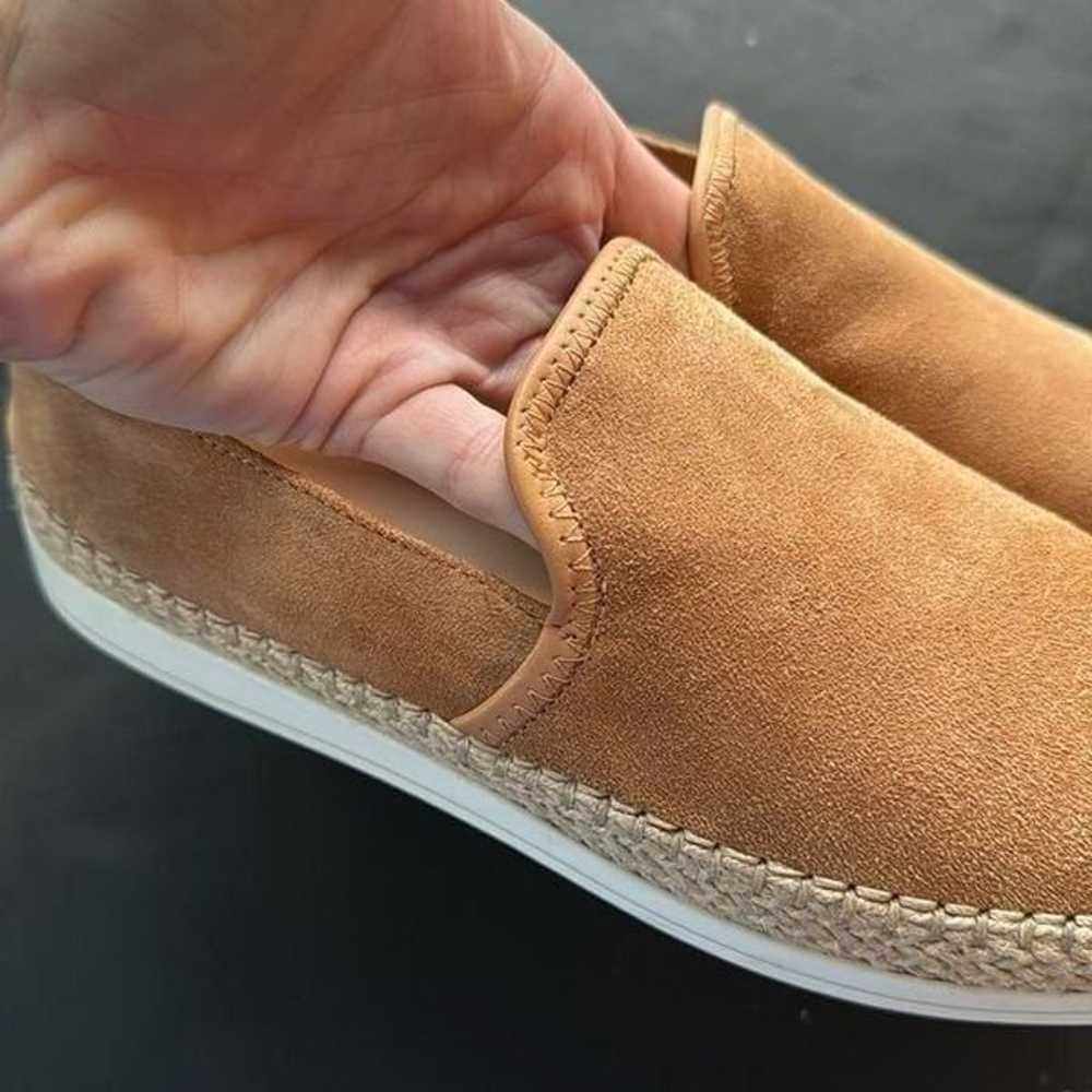 VINCE Silas Slip-On Suede Espadrilles Size 8 - image 2