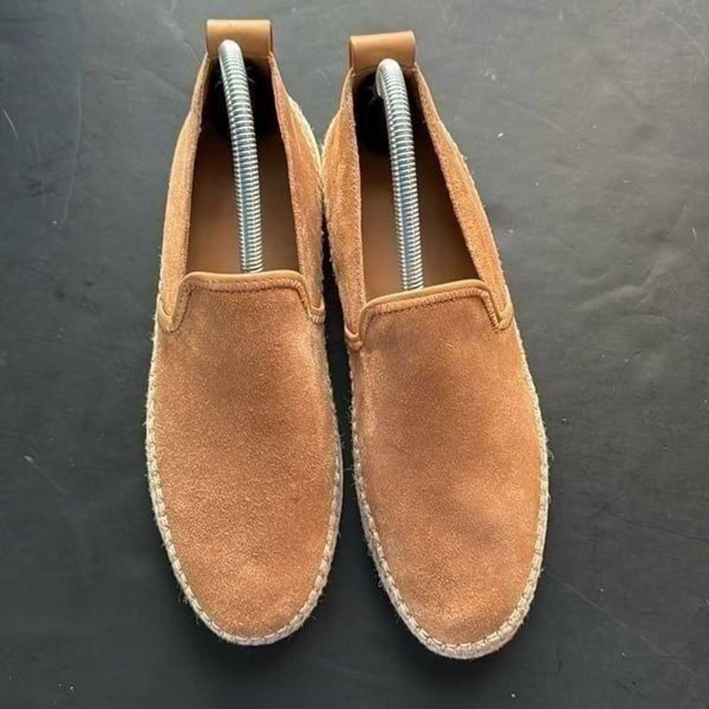 VINCE Silas Slip-On Suede Espadrilles Size 8 - image 4