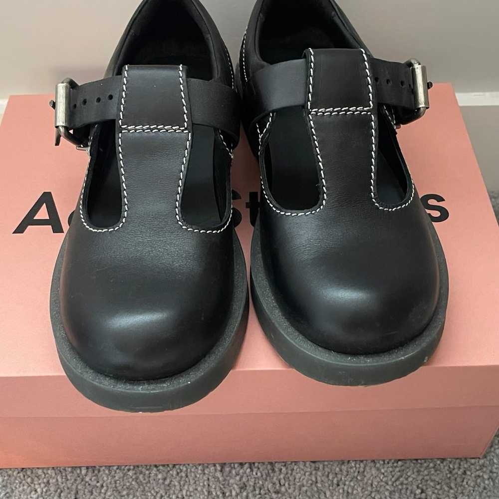 AUTHENTIC Acne Mary Jane Flats SIZE 38 - image 4