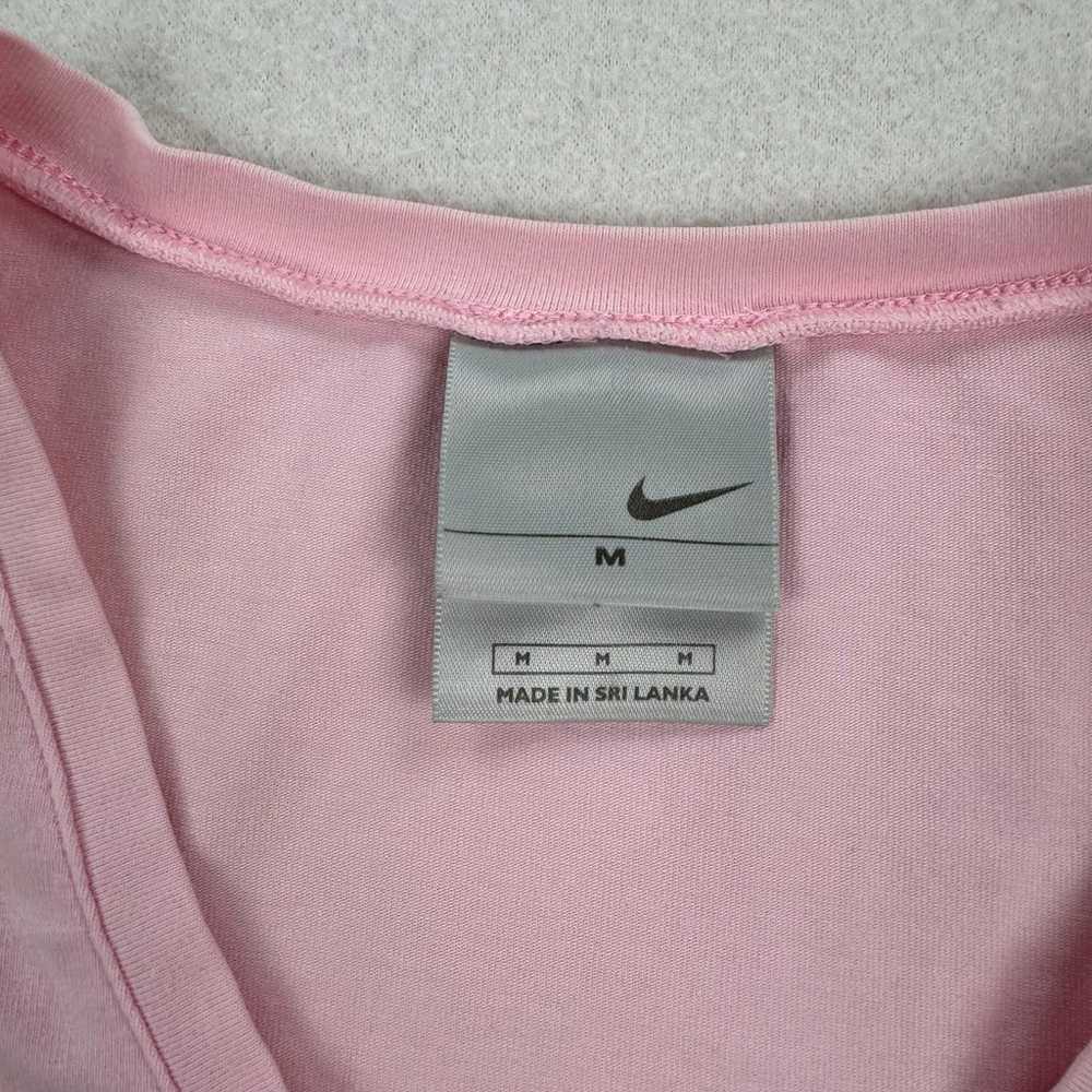 Vintage Nike Shirt Size Medium Pink Short Sleeve … - image 2