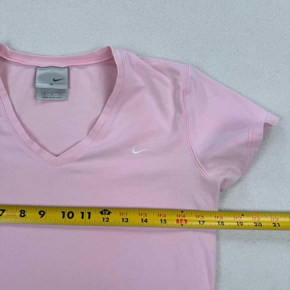 Vintage Nike Shirt Size Medium Pink Short Sleeve … - image 4