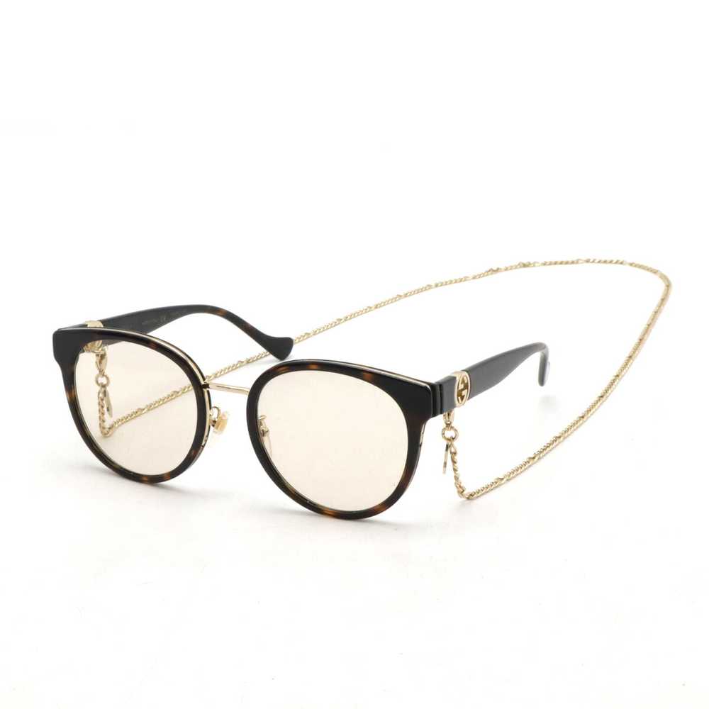 GUCCI Sunglasses Interlocking Asian Fit Light Bro… - image 1